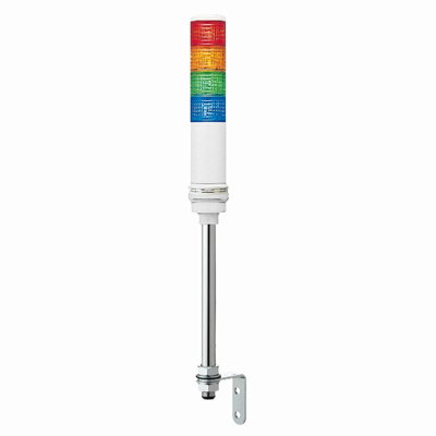 Harmony XVC Colonne lumineuse avec buzzer Ø60 4 éléments continu/clignotant LED 24V