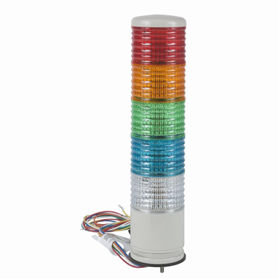 Harmony XVC Columna luminosa con timbre Ø60 5 elementos luz LED continua/intermitente 24V