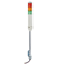 Harmony XVC Light column with buzzer Ø40 3 elements continuous/flashing LED 100/240V