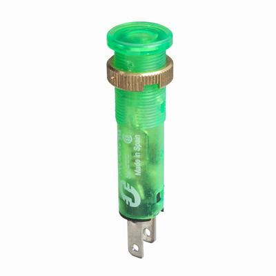 Harmony XVL Indicator lamp Ø8 green LED with cover 24V