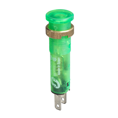 Harmony XVL Voyant lumineux Ø8 LED verte avec cache 24V