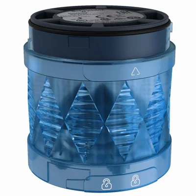 Harmony XVU Moduł światła pulsującego niebieski Ø60mm 24VAC/DC