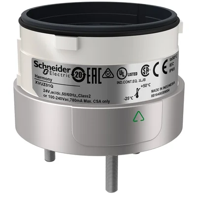 Harmony XVU Zespół mocujący kolumny świetlnej 3 pinowy Ø60mm 110/240VAC/DC
