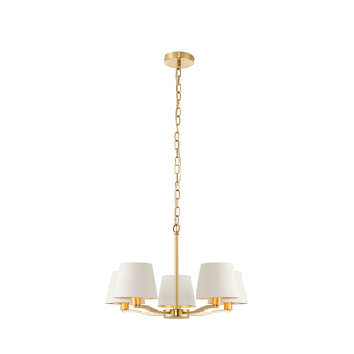 HARVEY Five-point gold pendant lamp