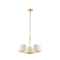 HARVEY Five-point gold pendant lamp