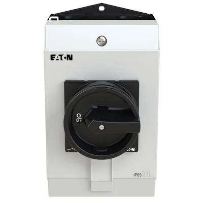 Hauptschalter, 32A, P1-32/I2/SVB-SW/HI11