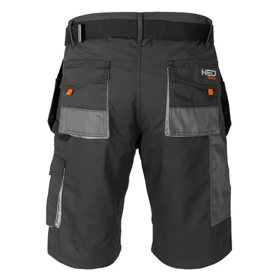 HD shorts, webbing belt, detachable pockets, size M/50