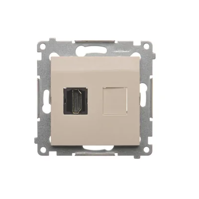 HDMI-Buchse (Modul) creme