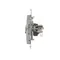 HDMI + RJ45 Computerbuchse Kategorie 6 metallic silber matt