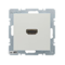 HDMI socket glossy white