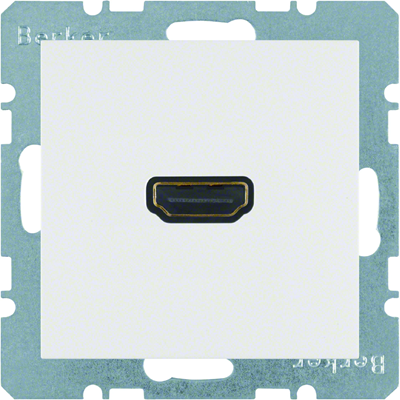 HDMI socket glossy white
