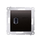 HDMI socket (module) anthracite (metallic)