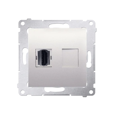 HDMI socket (module) cream