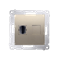 HDMI socket (module) gold (metallic)
