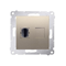 HDMI socket (module) gold (metallic)