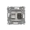 HDMI socket (module) silver (metallic)