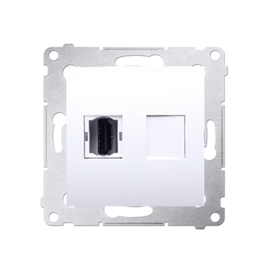 HDMI socket (module) white