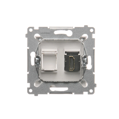 HDMI socket (module) white