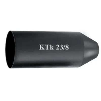 Heat shrink sleeve for cable ends, black KTK 23/8 100 pcs.