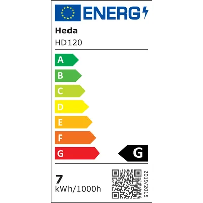 HEDA A55 E27 7W NW 605lm 840 200° 220-240V лампа