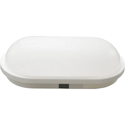 HEDA BULKHEAD LED luminaire 230V 15W 1200lm IP65 WW 220x120x65 white