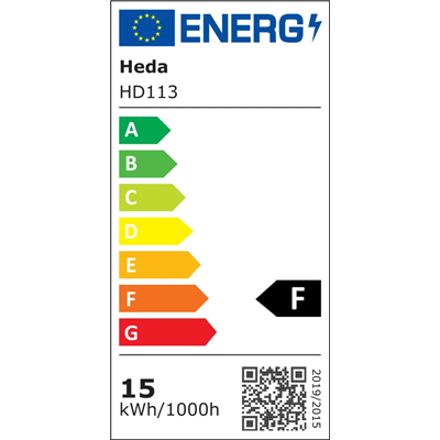 HEDA LED bulb 15W E27 1530lm CW