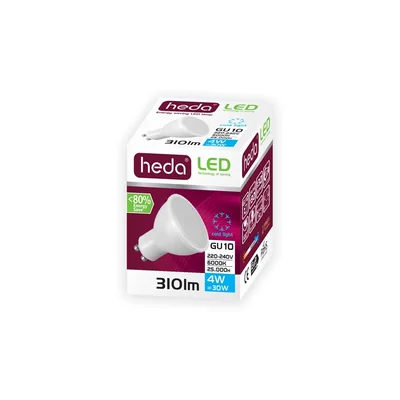 HEDA Żarówka LED 4W GU10 310lm CW