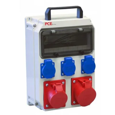 HEL Rozdzielnica przenośna 10M 2x CEE 32A 5P 400V 3x GS 16A 230V IP54