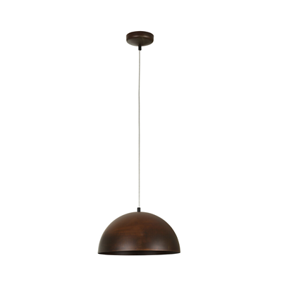 HEMISPHERE RUST I S Závěsná lampa 34cm 60W E27 IP20 rez