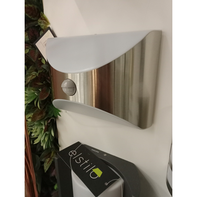 HERB Outdoor wall lamp with motion sensor 6W LED 600Lm WW silver