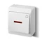 HERMES Doorbell 'N' IP44 interruptor blanco