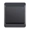 HERMES surface-mounted switch, normally open, doorbell IP 44 - anthracite color