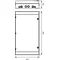 Hermet switchboard RH-72/4B (white door) (500V AC, 1000V DC)