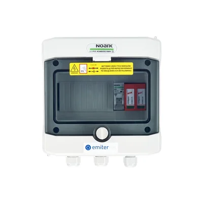 Hermetic AC connection board IP65 EMITER with AC surge arrester Dehn type 2 16A 1-F
