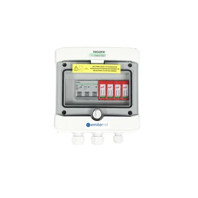 Hermetic AC connection board IP65 EMITER with AC surge arrester Dehn type 2 20A 3-F