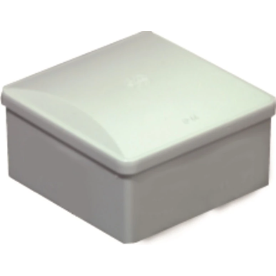 Hermetic box 80x80x40mm IP44 grey
