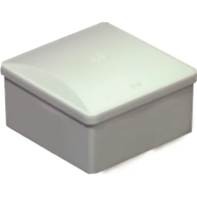Hermetic box 80x80x40mm IP44 grey