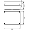 Hermetic box PH-4B.2P with knockouts for chokes + PMT-4 plate