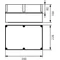 Hermetic box PH-5B.1P without weakening + PMT-5 plate