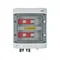 Hermetic DC connection board IP65 EMITER with DC surge arrester Dehn 1000V type 1+2 4x PV chain 4x MPPT