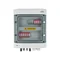 Hermetic DCAC connection board IP65 EMITER with DC surge arrester Dehn 1000V type 2 2 x PV string 2 x MPPT AC arrester Dehn type 2 10A 3-F