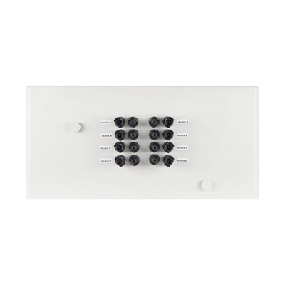 Hermetic DCAC connection board IP66 EMITER with surge arrester DC Dehn 1000V type 1+2 4 x string PV 4 x MPPT arrester AC Dehn type 1+2 100A 3-F FR 100A