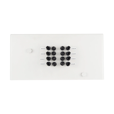 Hermetic DCAC connection board IP66 EMITER with surge arrester DC Dehn 1000V type 2 4 x string PV 4 x MPPT arrester AC Dehn type 2 100A 3-F FR 100A