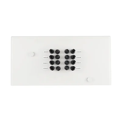 Hermetic DCAC connection board IP66 EMITER with surge arrester DC Dehn 1000V type 2 4 x string PV 4 x MPPT arrester AC Dehn type 2 100A 3-F FR 100A