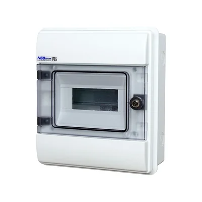 Hermetic distribution board RHp-8/Z (with lock) white