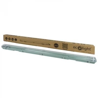 Hermetic fixture for LED tubes 2x120cm