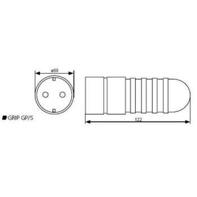 Hermetic GRIP GP/S plug socket