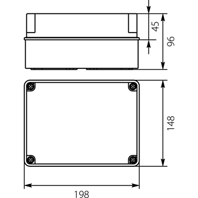 Hermetic housing OH-3B.3