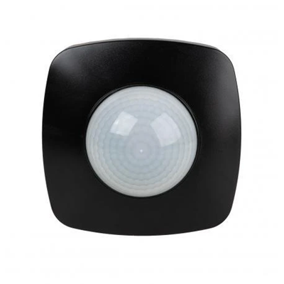 Hermetic IP65 motion sensor, black