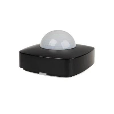 Hermetic IP65 motion sensor, black